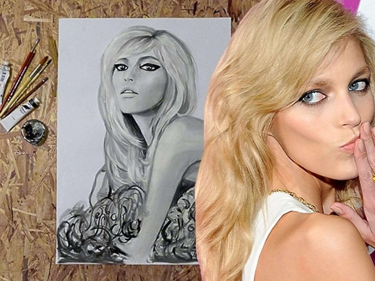 Portret Anji Rubik by Maffashion
