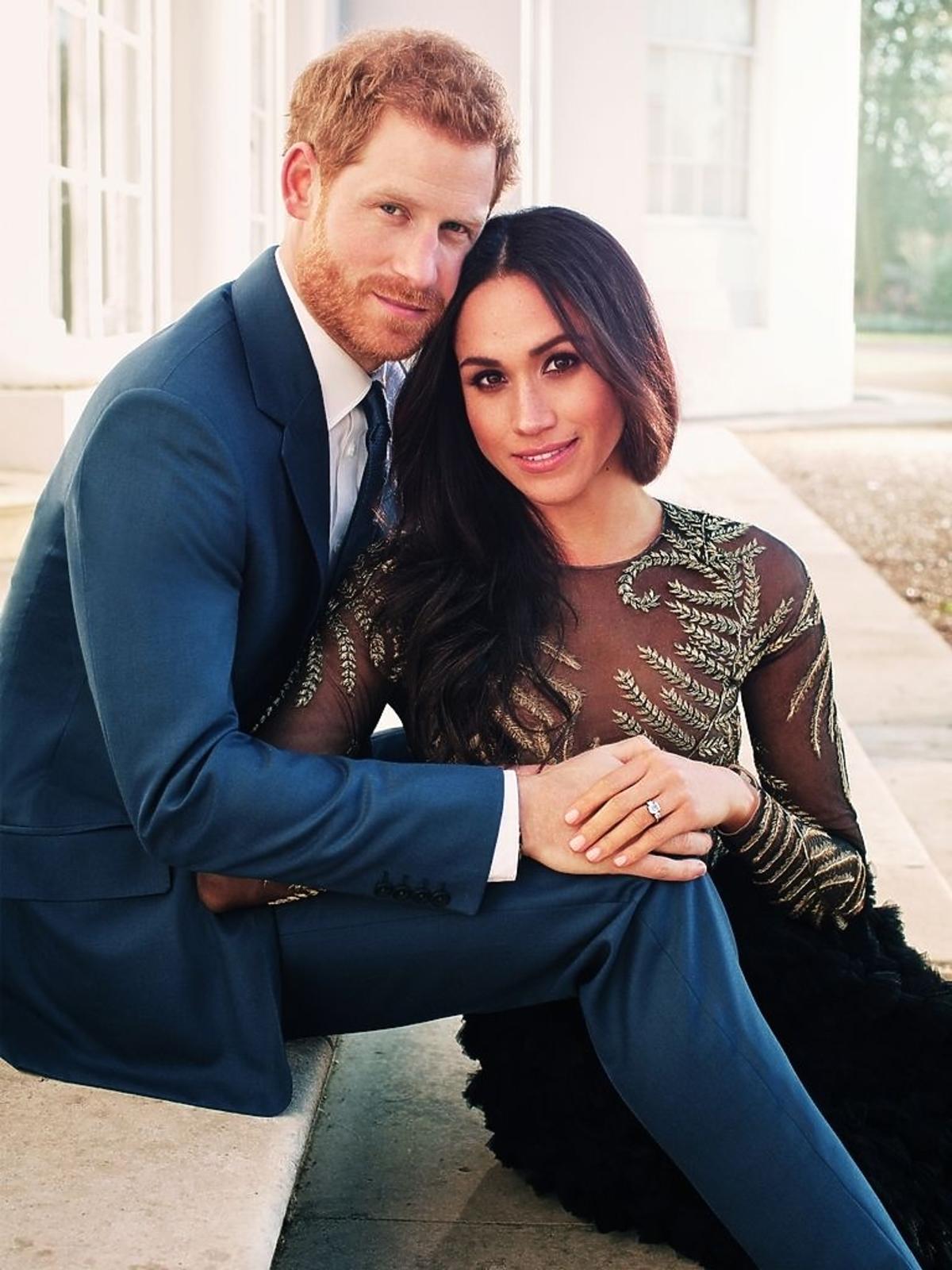 Portret zaręczynowy Meghan Markle i księcia Harry'ego