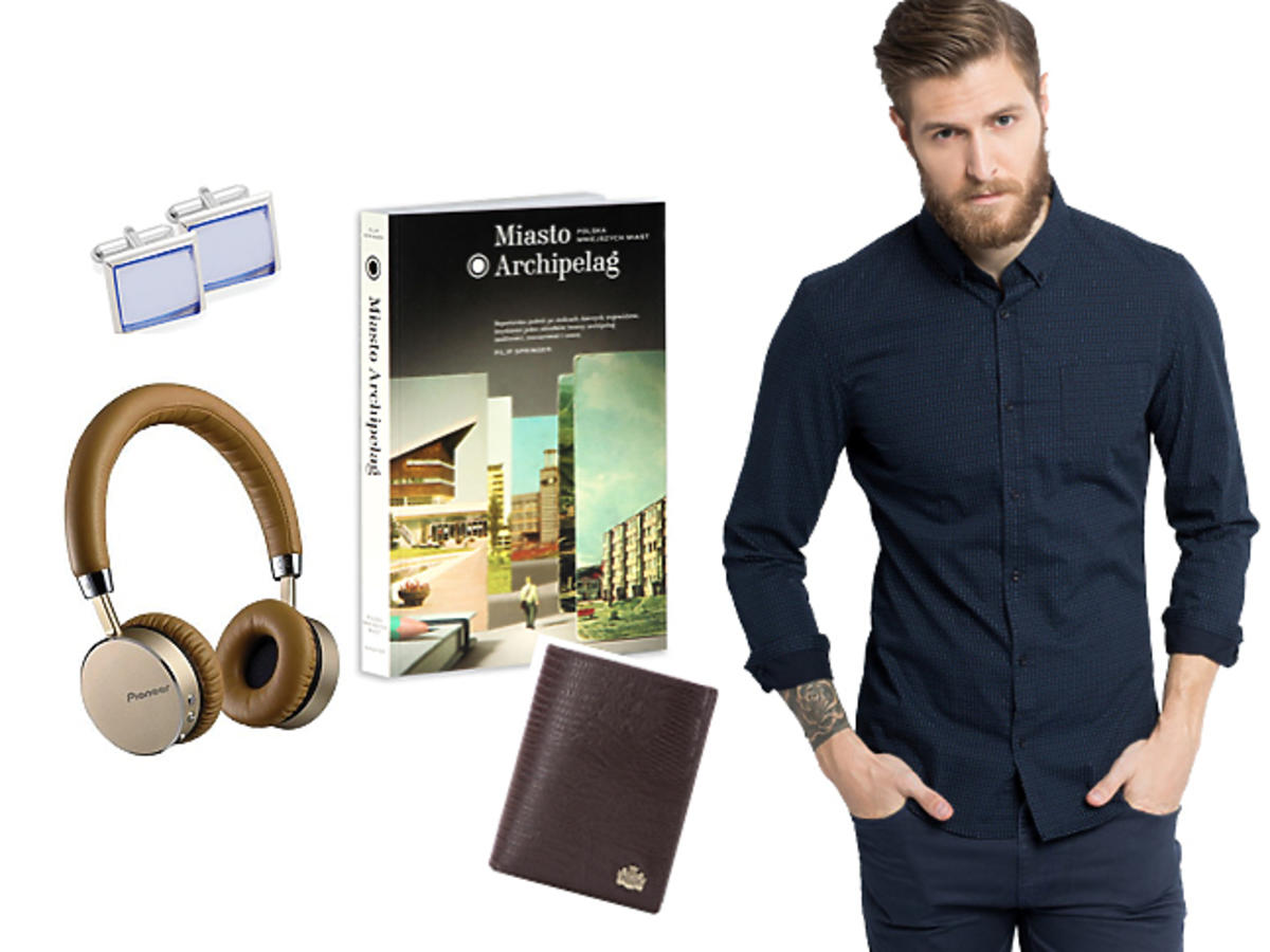 Prezent na walentynki dla niego: słuchawki, książka, portfel, mucha, zegarek, smartwatch, spinki