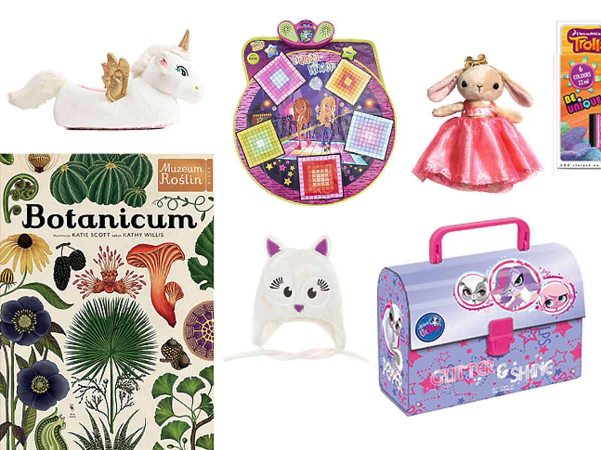 Prezenty na święta Mikołajki dla dziewczynki / dzieci: zabawki: książki, gry, maskotki, ubrania