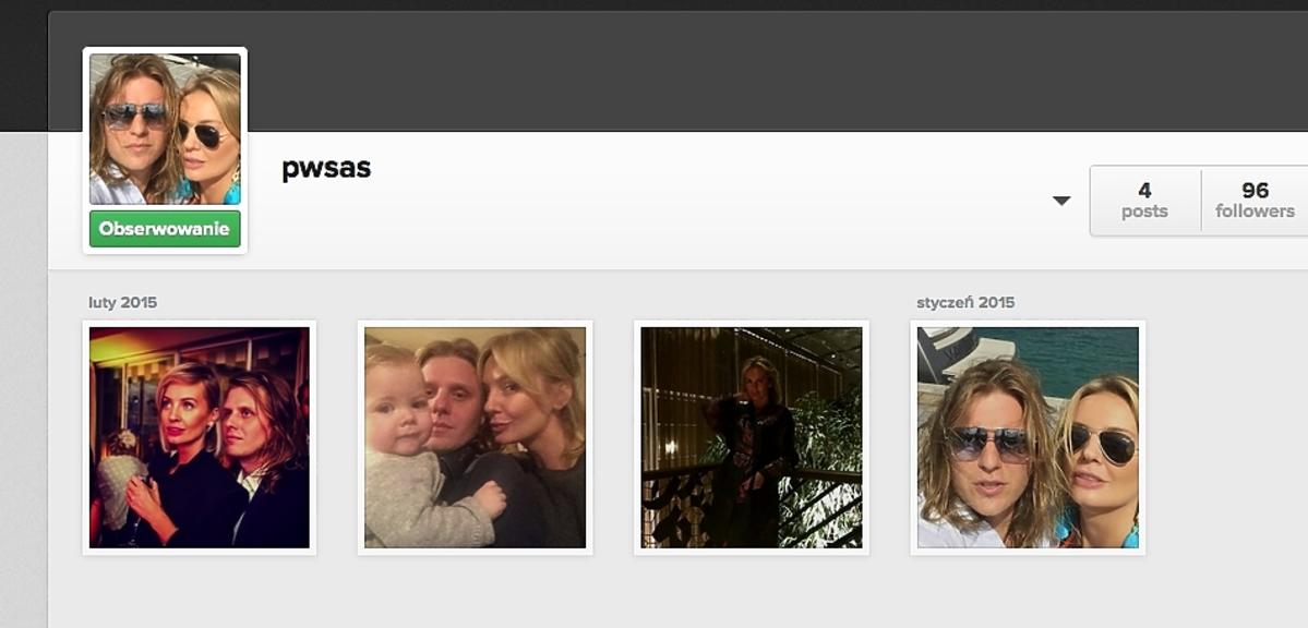 Profil Piotra Woźniaka Staraka na Instagramie