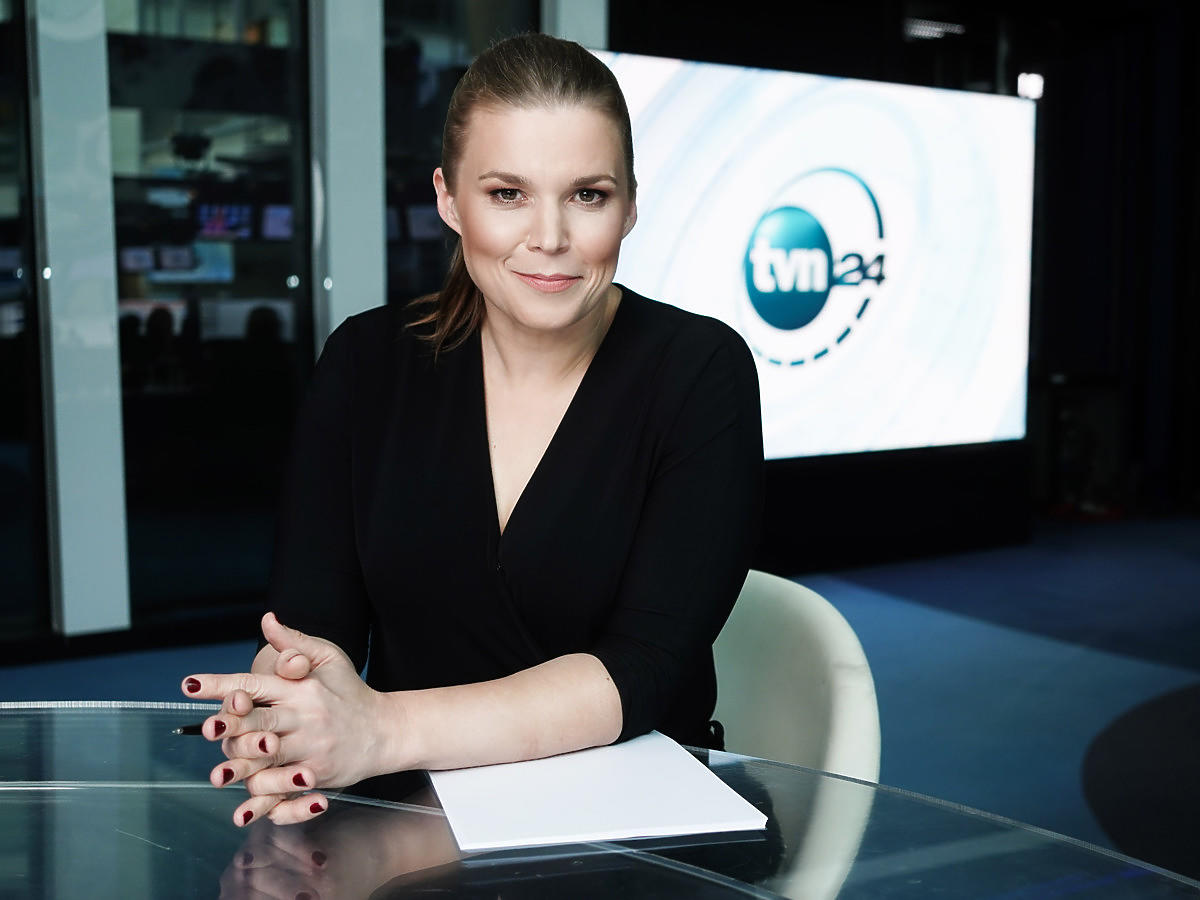 Prowadząca TVN24 Anna Seremak