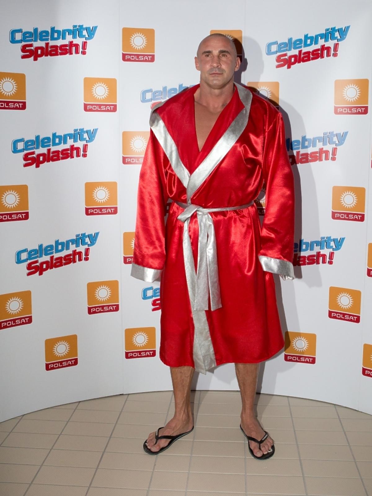Przemysław Saleta w pierwszym odcinku Celebrity Splash
