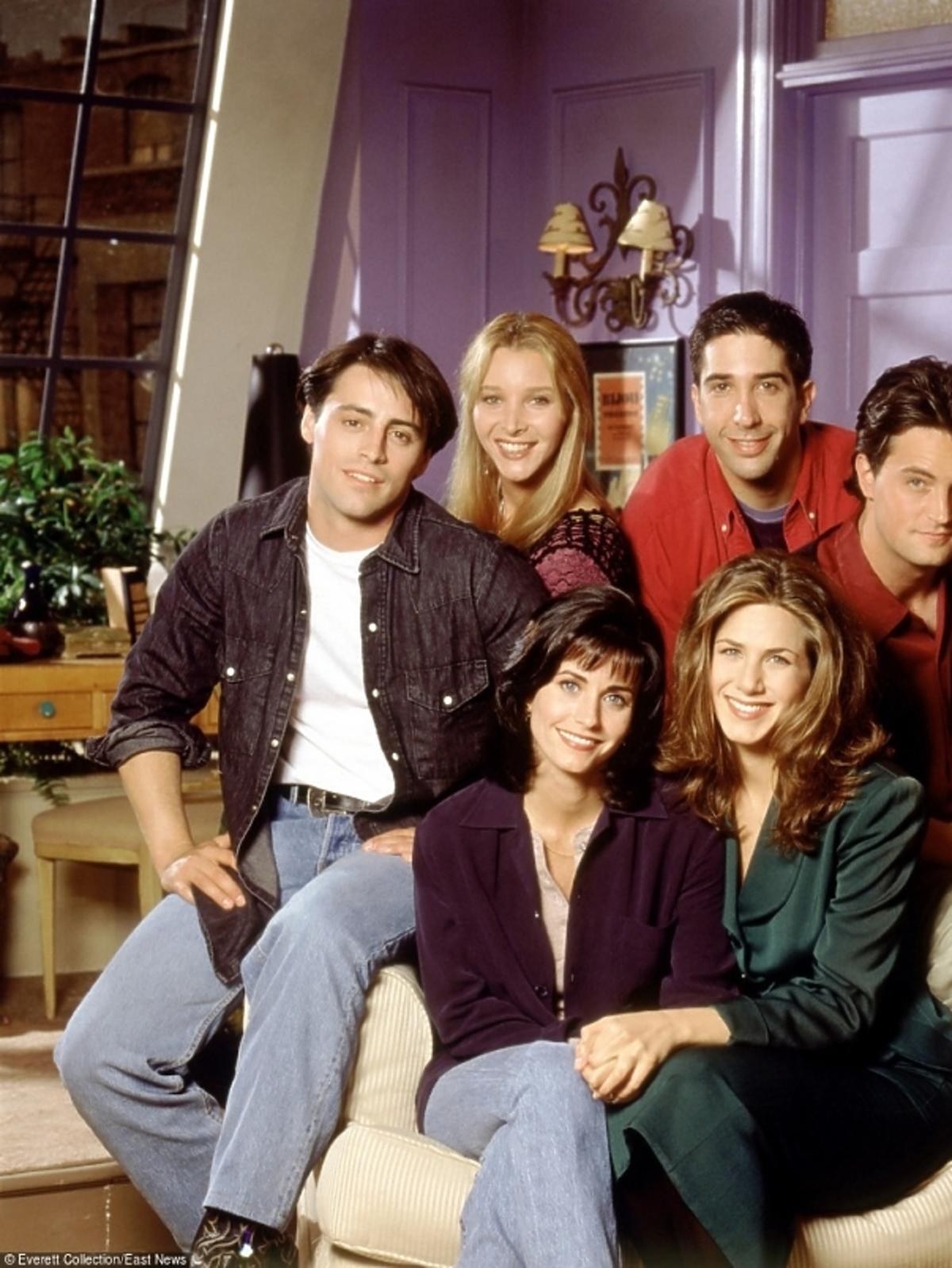 Przyjaciele w komplecie: Matt LeBlanc, Lisa Kudrow, Courteney Cox, David Schwimmer, Jennifer Aniston, Matthew Perry