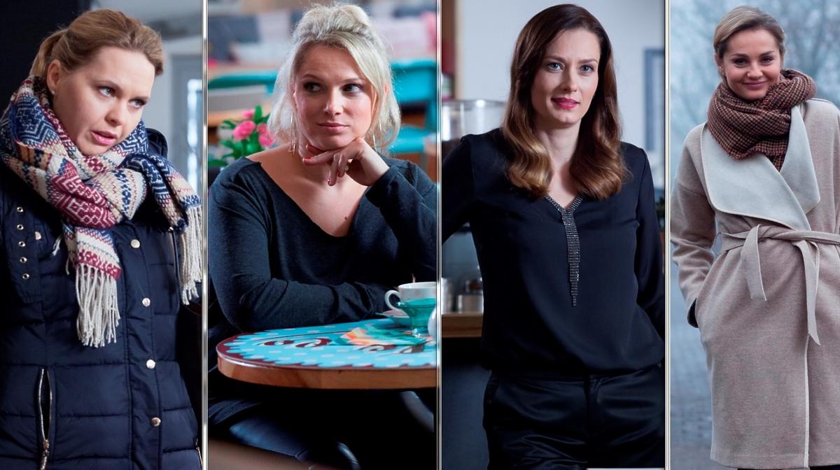 Przyjaciółki sezon 7. Joanna Liszowska, Anita sokołowska, Magdalena Stużyńska, Małgorzata Socha