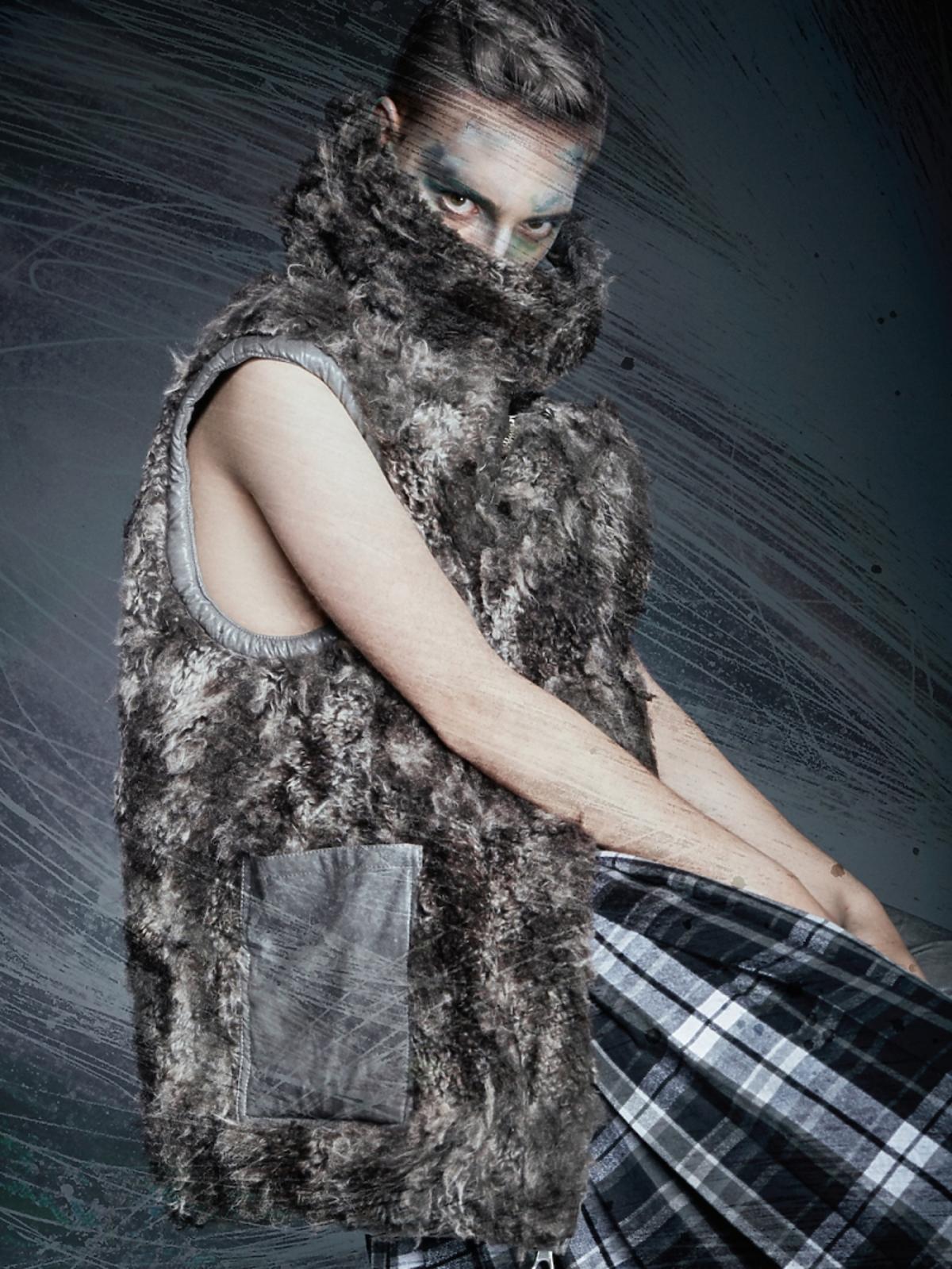 Radek Pestka z Top Model w sesji zdjęciowej