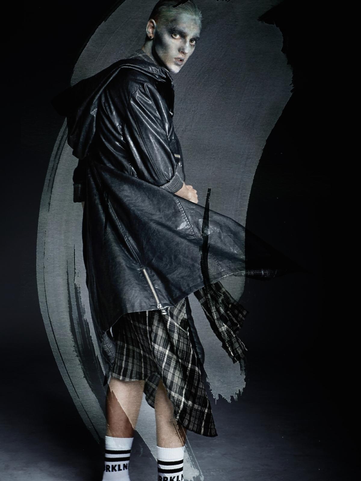 Radek Pestka z Top Model w sesji zdjęciowej