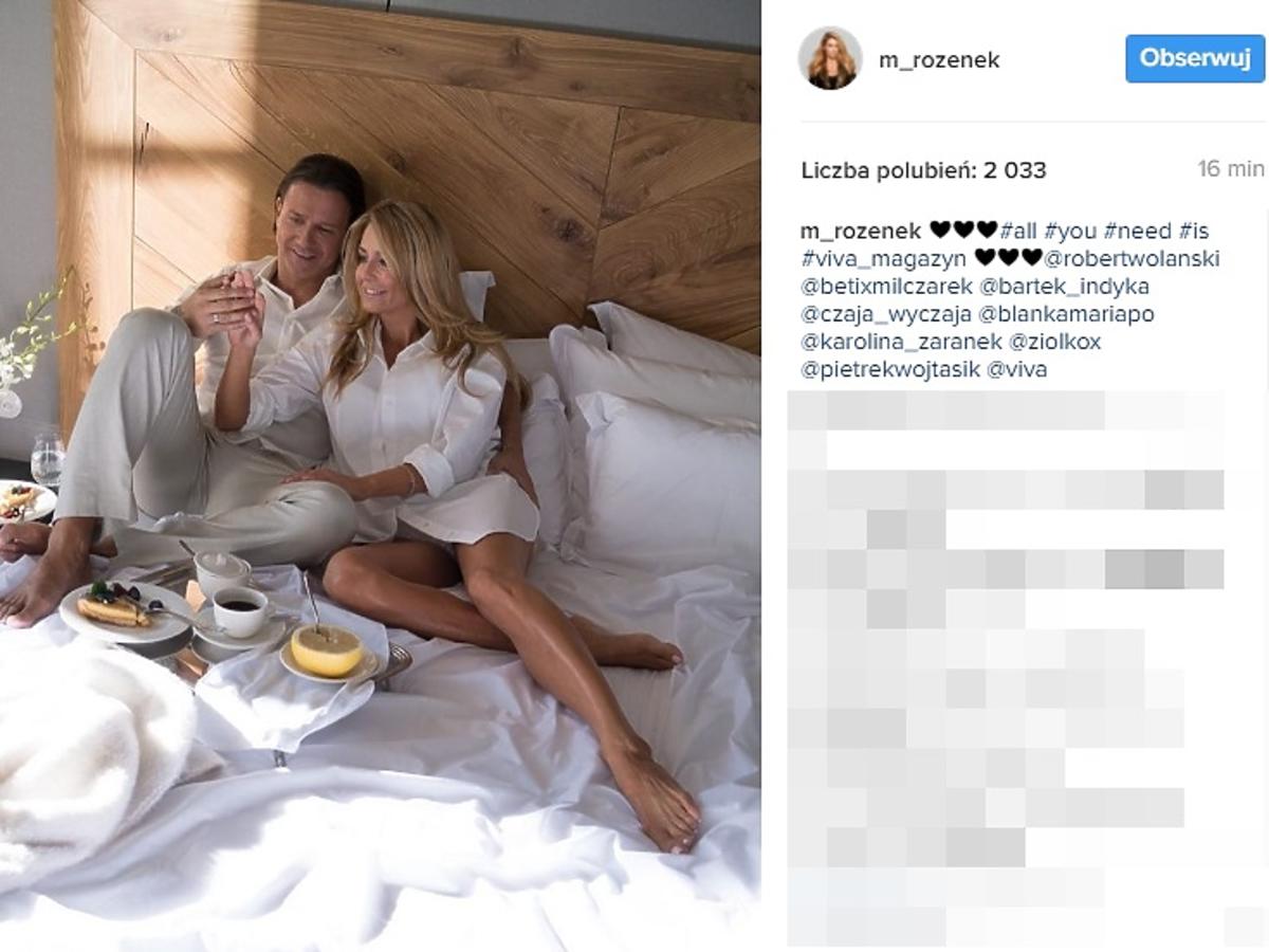 Radosław Majdan i Małgorzata Rozenek świętują Walentynki