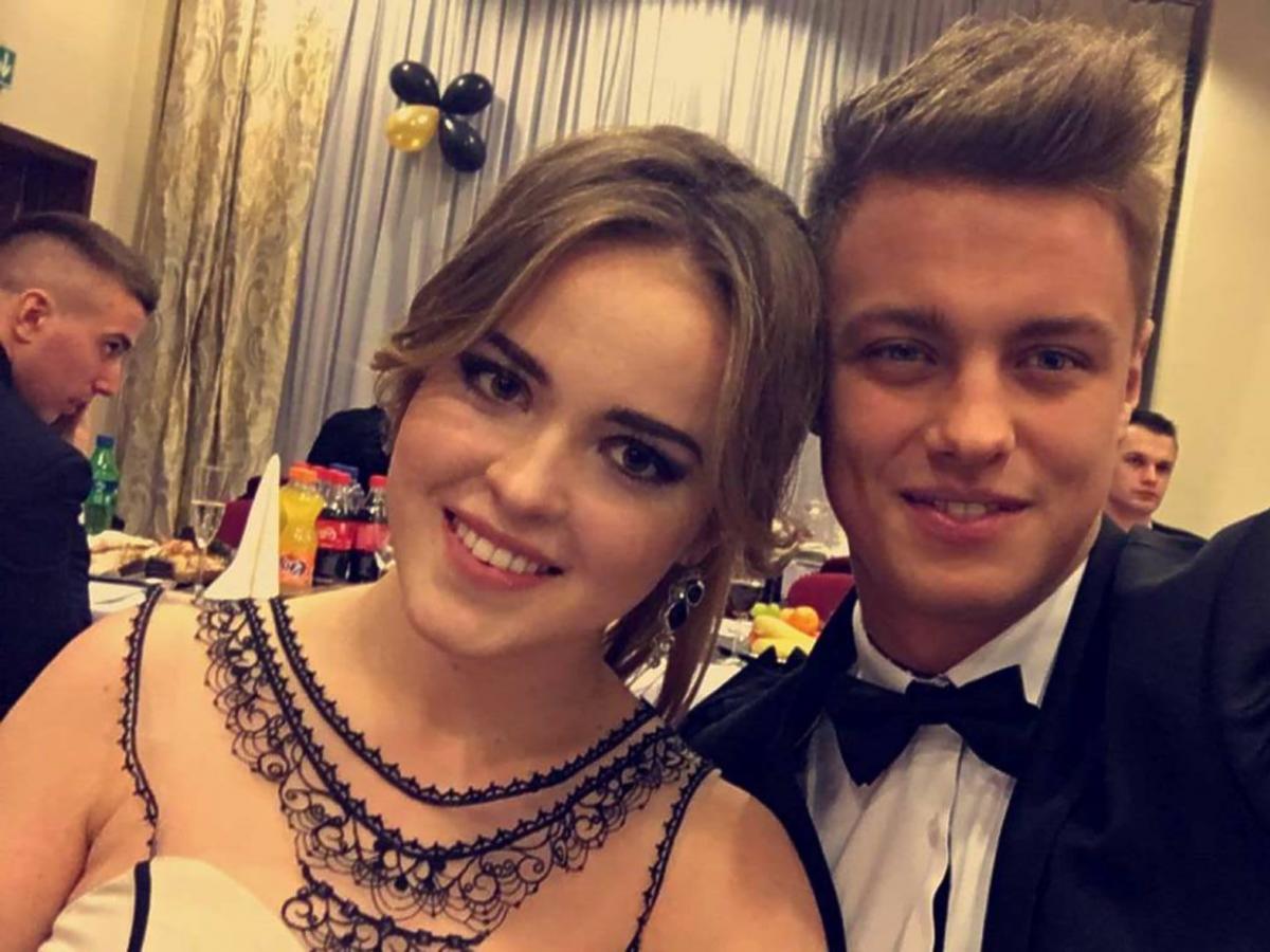 Rafał Jonkisz z Eweliną Grossman na studniówce
