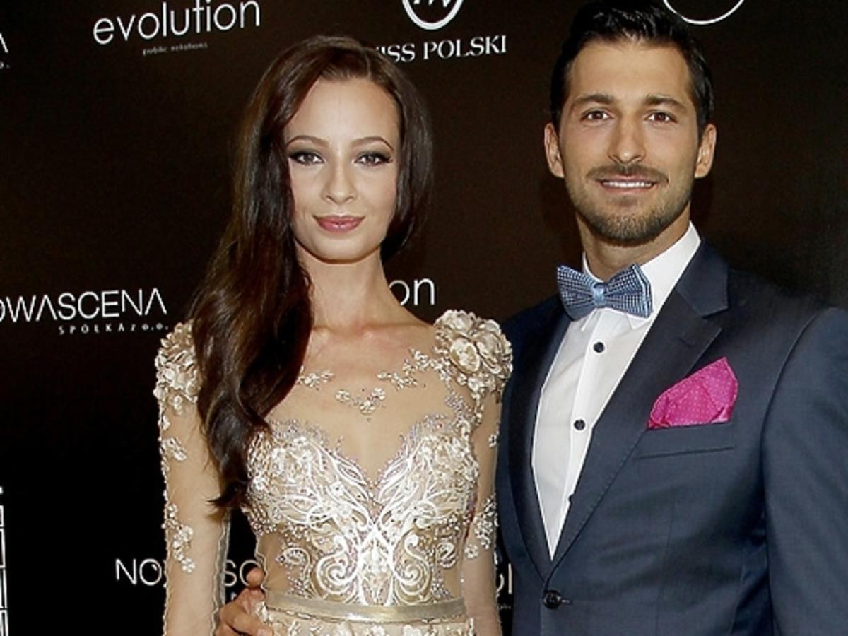 Rafał Maslak i Ada Sztajerowska na konferencji Miss i Mister International
