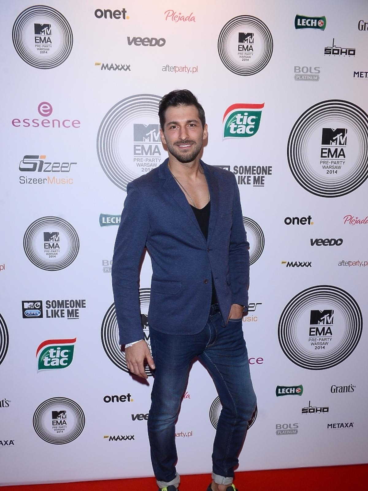 Rafał Maślak na MTV EMA Pre-Party 2014
