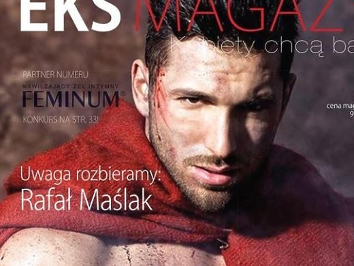 Rafał Maślak na okładce EksMagazynu