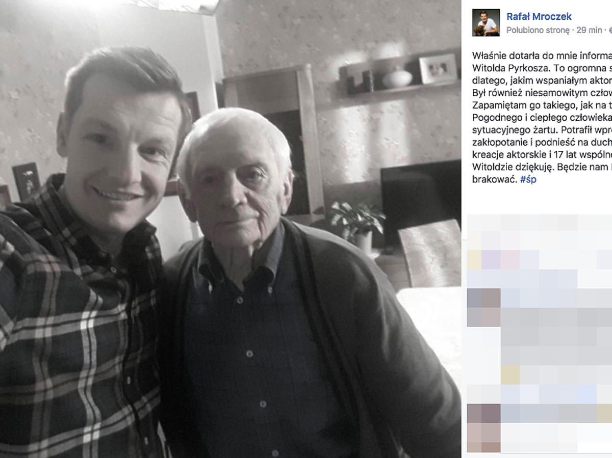 Rafał Mroczek wspomina Pyrkosza