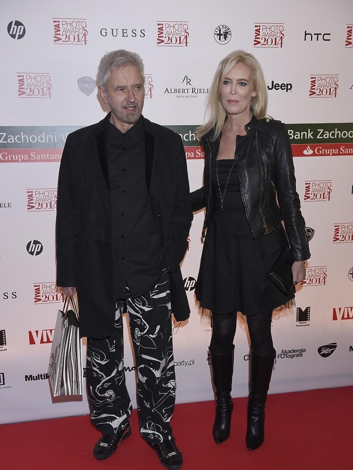 Rafał Olbiński i Bogna Sworowska na gali Viva! Photo Awards 2014
