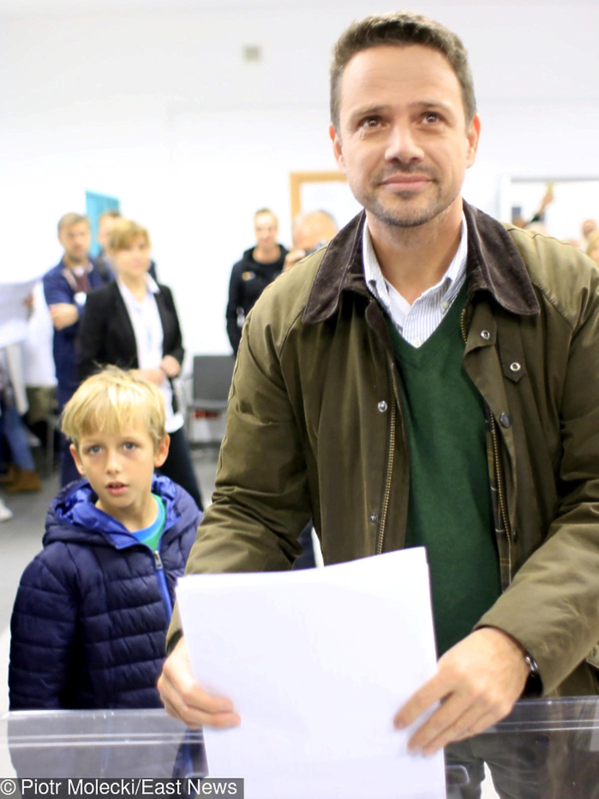 Rafał Trzaskowski z synem