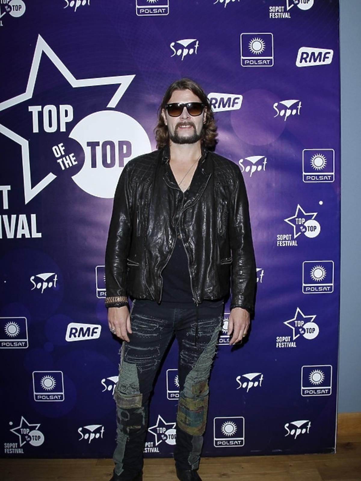 Rea Garvey podczas konferencji Sopot Top of the Top Festival 2013