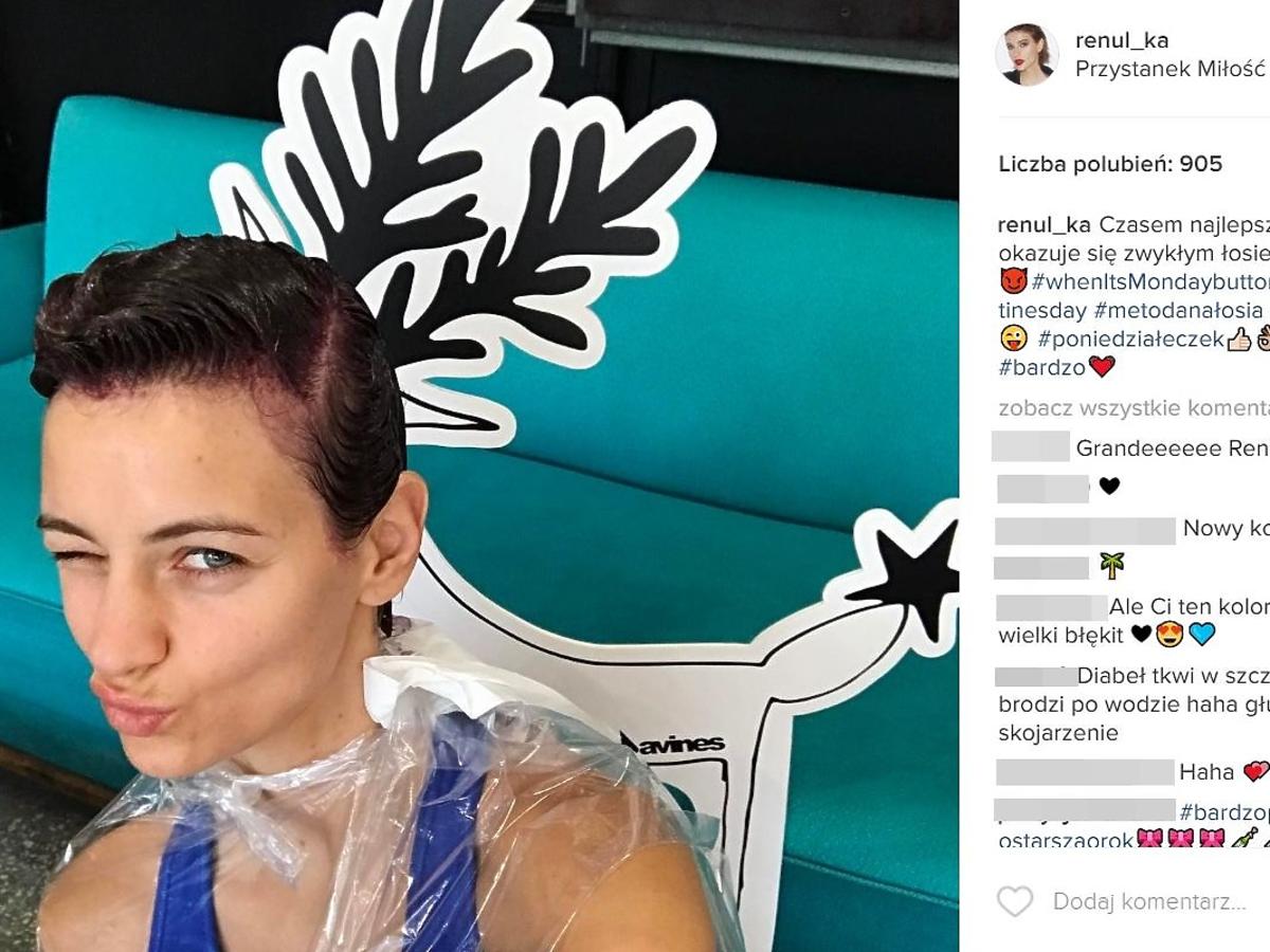 Renata Kaczoruk zmieniła kolor włosów