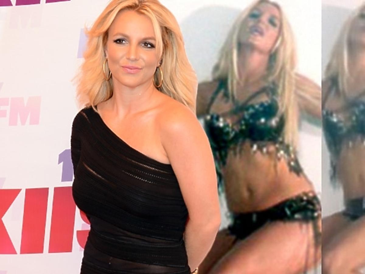 Retusz Britney Spears w klipie Work Bitch