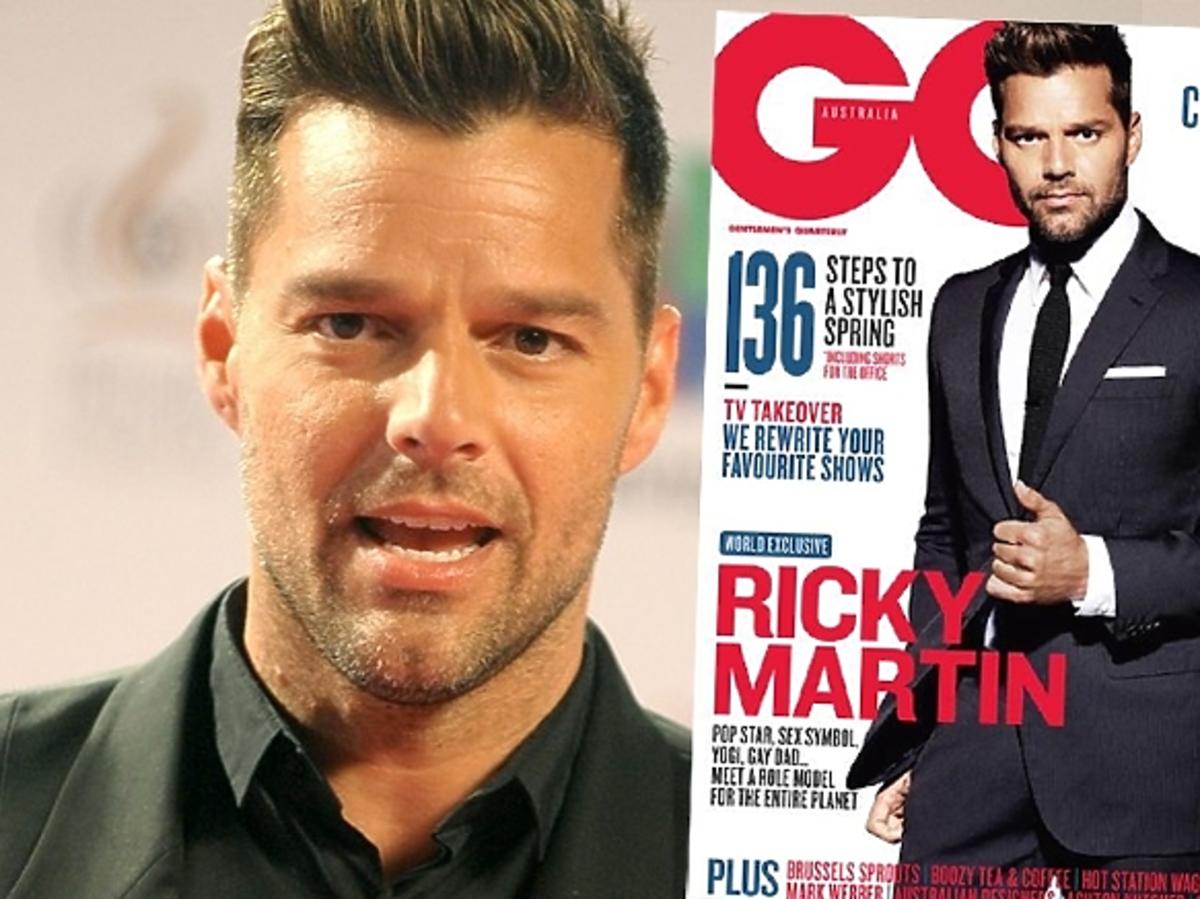Ricky Martin był homofobem. Ricky Martin w GQ Australia