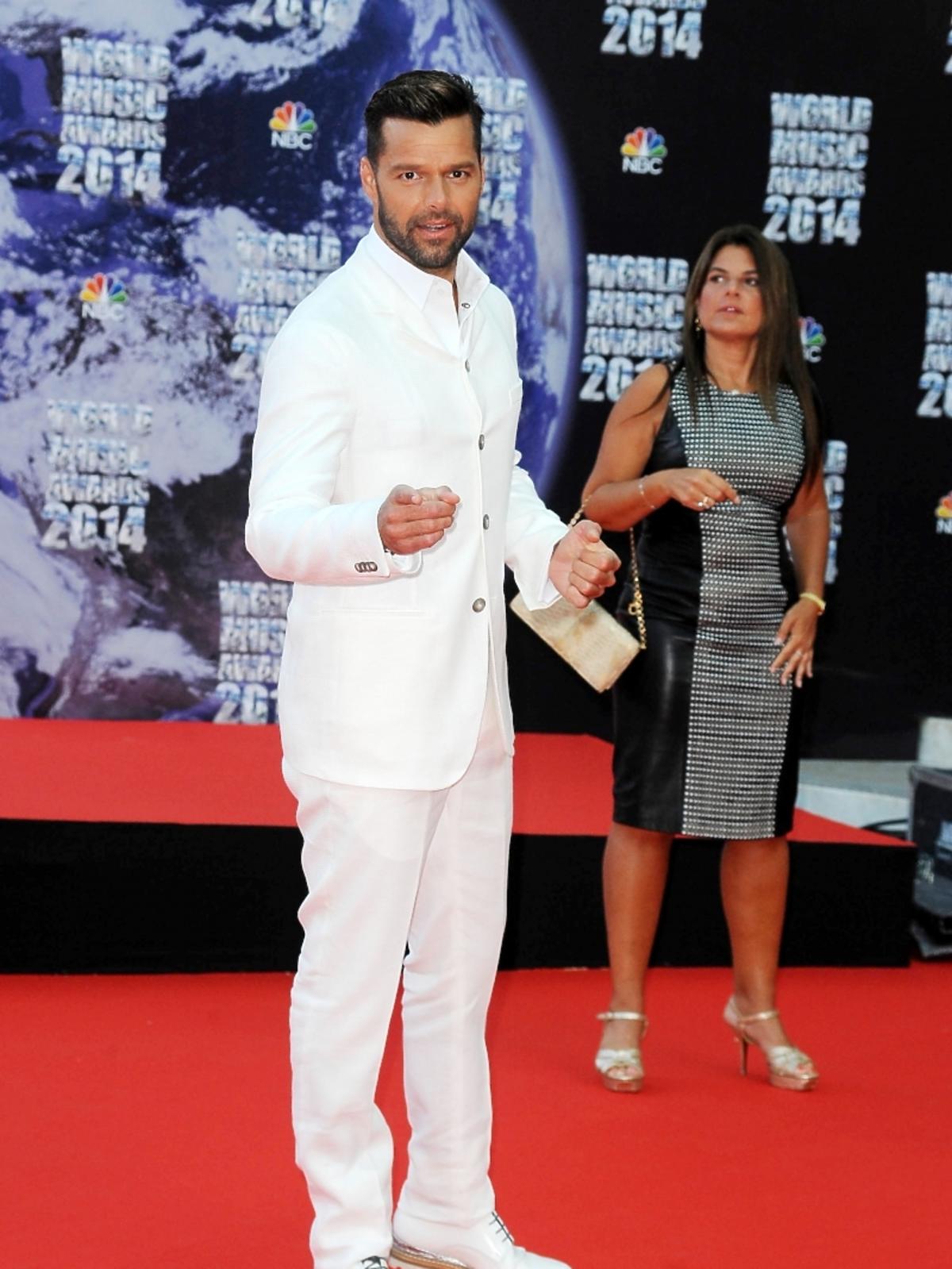 Ricky Martin na World Music Awards 2014 w Monte Carlo