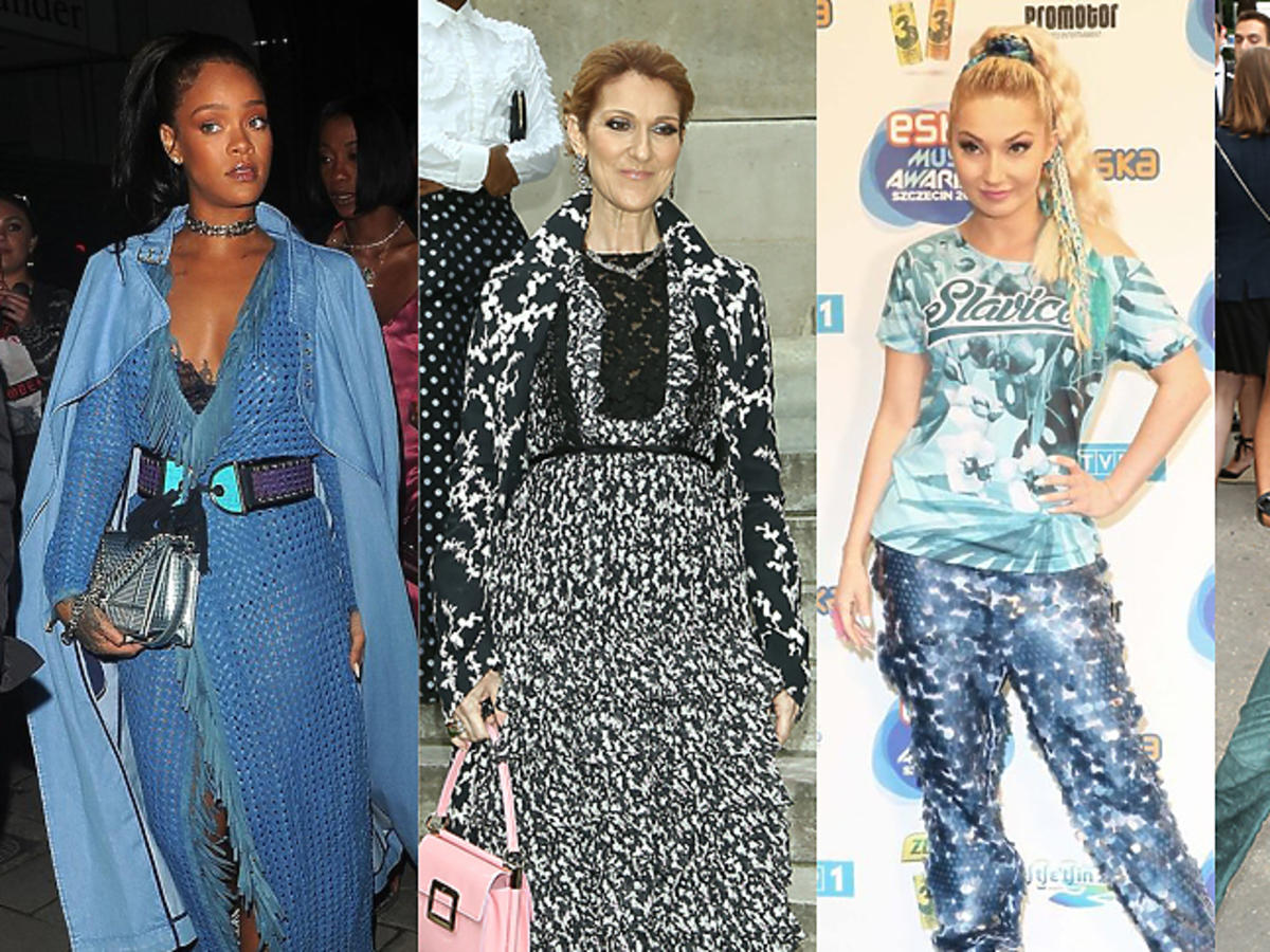 Rihanna, Celine Dion, Cleo, Willow Smith w brzydkich stylizacjach