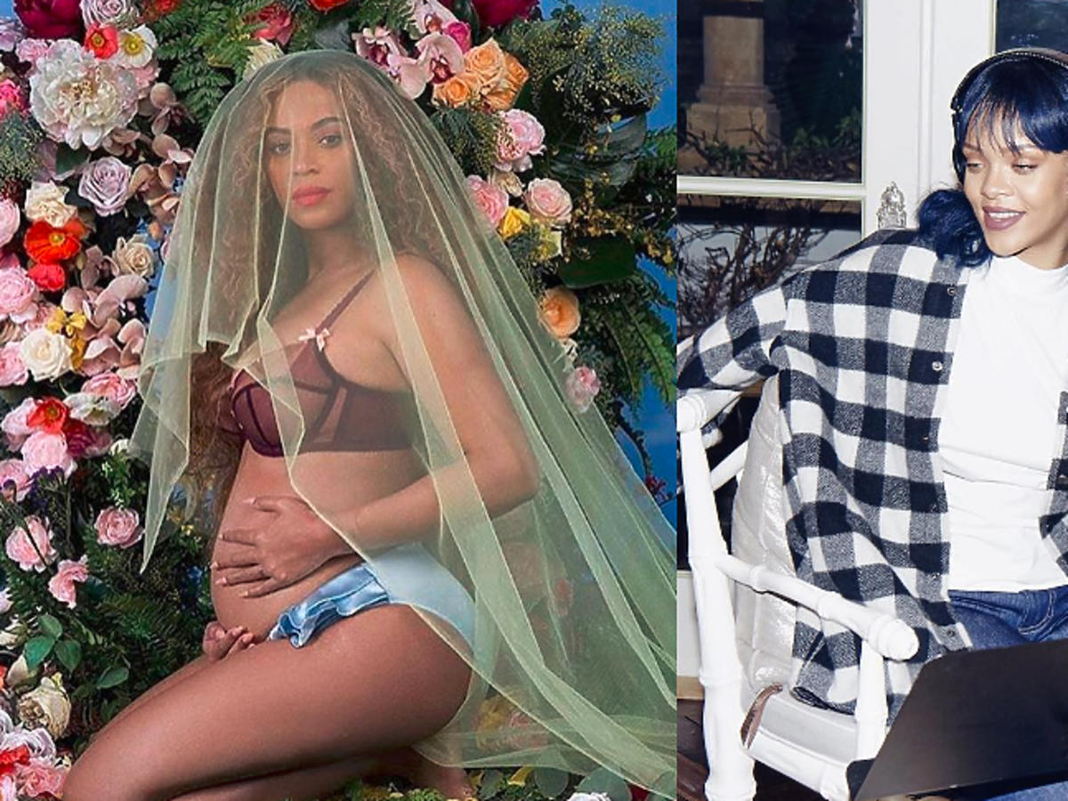 Rihanna gratuluje ciąży Beyonce