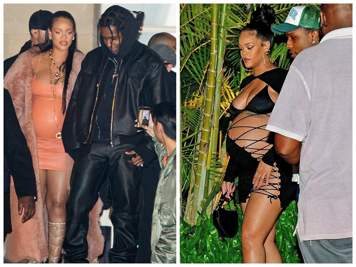 Rihanna i ASAP Rocky na kolacji na Barbadosie