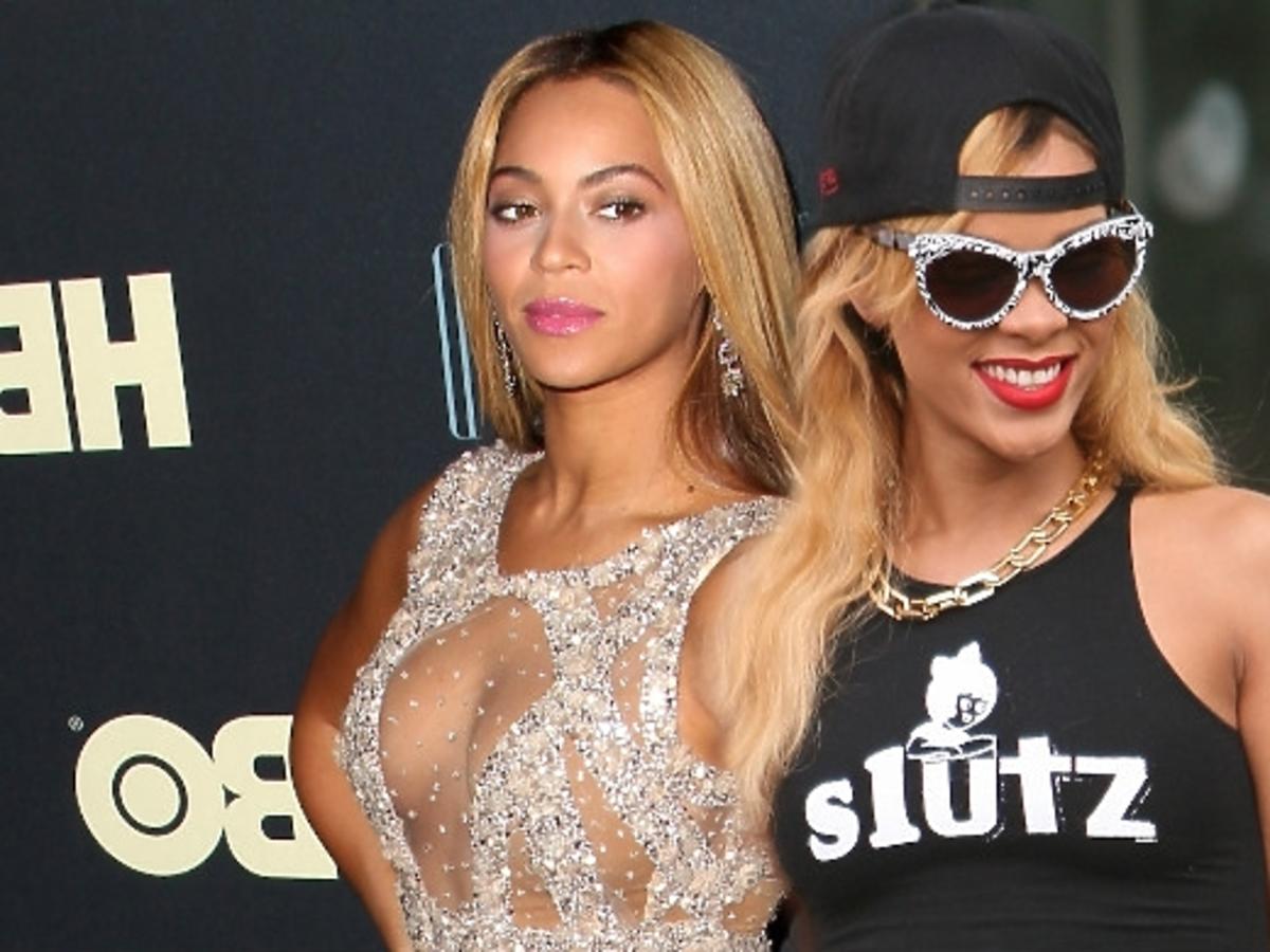 Rihanna i Beyonce w podobnych stylizacjach