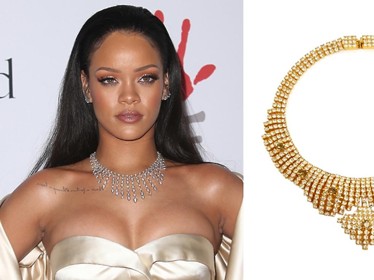 Rihanna, naszyjniki w rozmiarze XXL