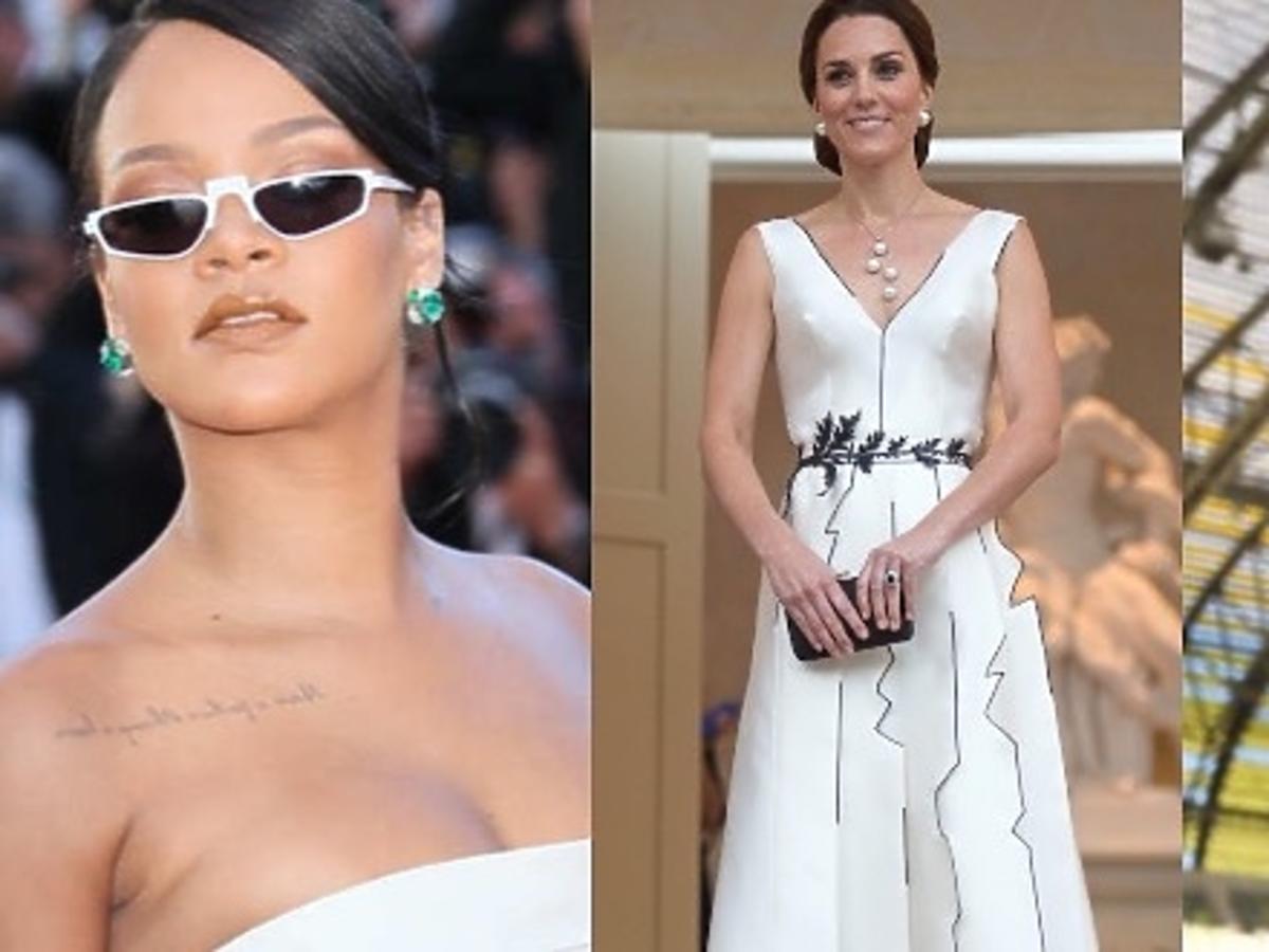 Rihanna w Cannes, księżna Kate w Warszawie, Doda w kozakach Saint Laurent, Joanna Horodyńska na imprezie Rafaello