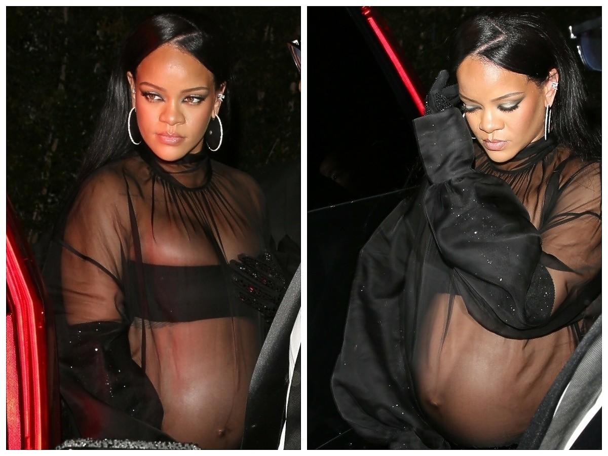 Rihanna w odważnej kreacji na oscarowej imprezie