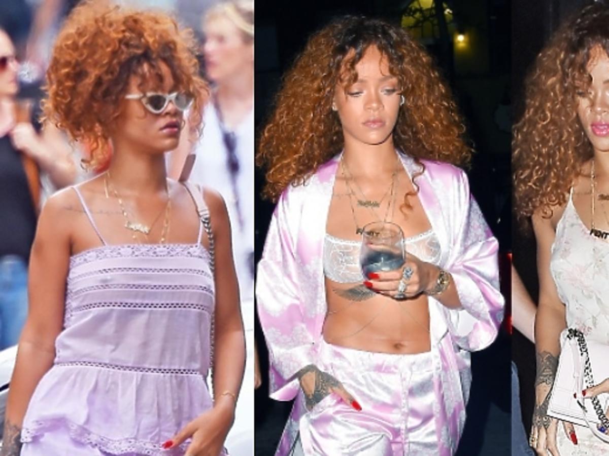 Rihanna w piżamie