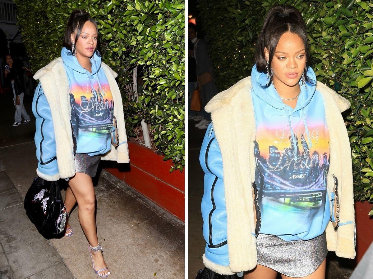 Rihanna zakryła brzuch