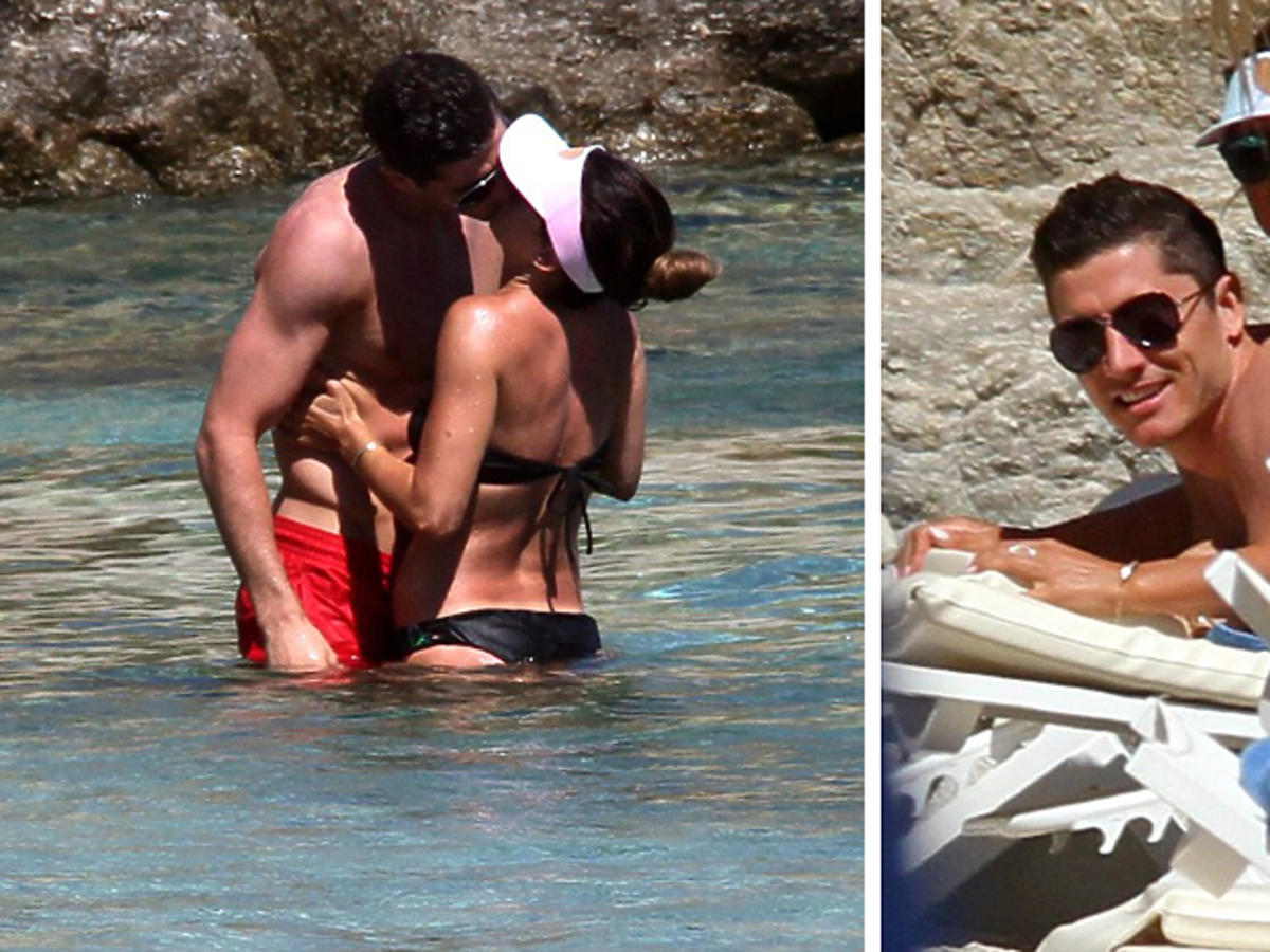 Robert i Ania Lewandowscy na wakacjach w Grecji