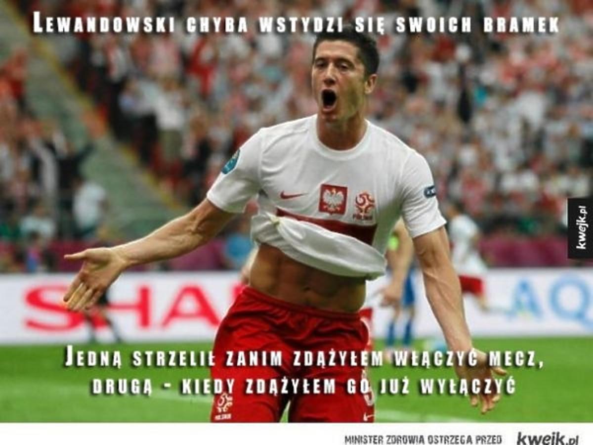 Robert Lewandowski bohaterem memów