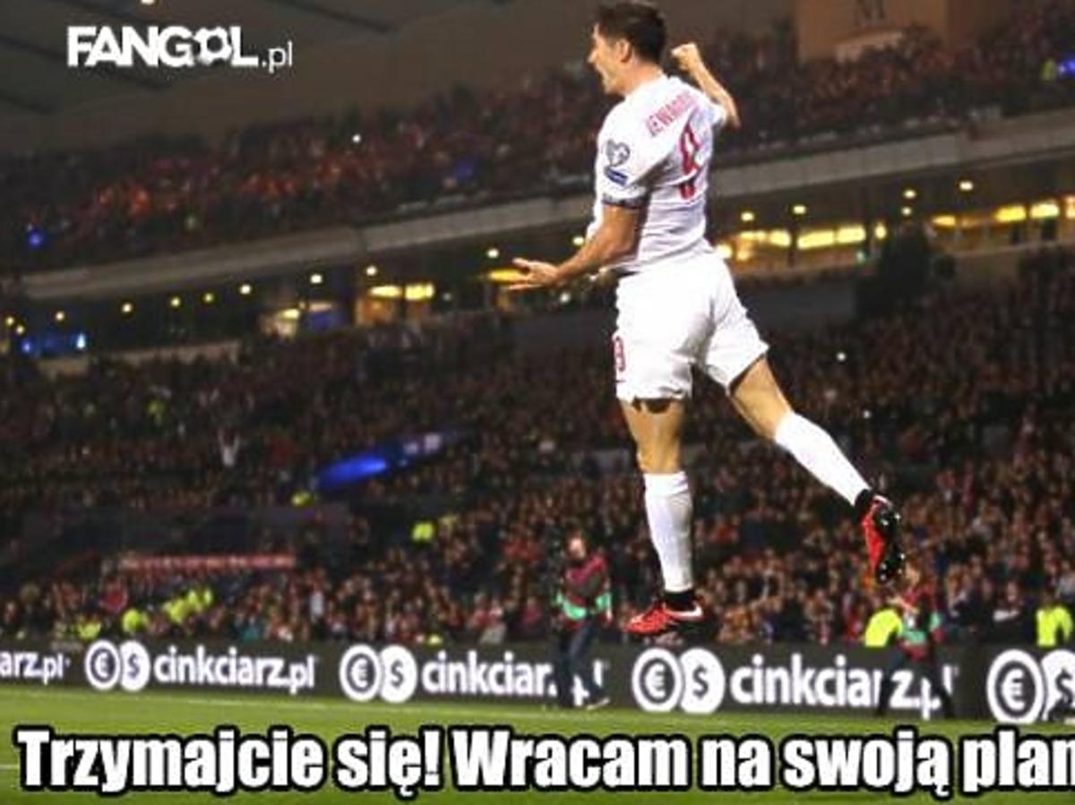 Robert Lewandowski bohaterem memów