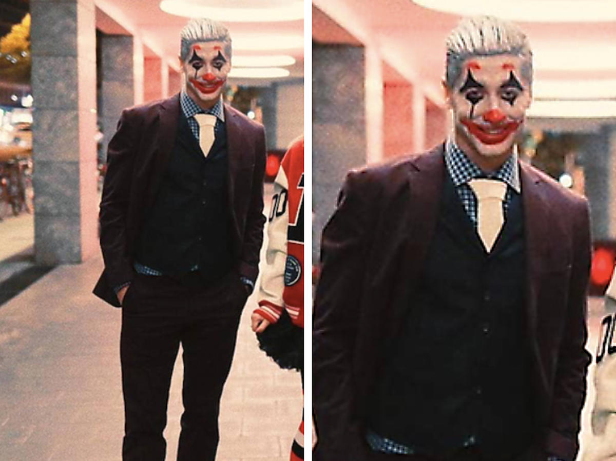 Robert Lewandowski jako Joker