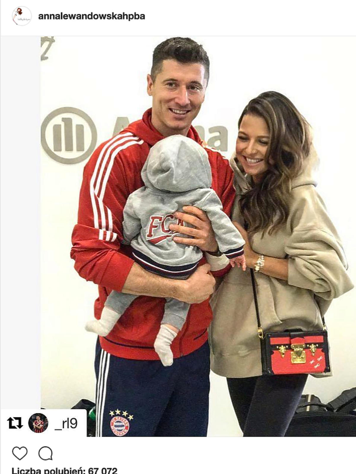 Robert Lewandowski, Klara Lewandowska, Anna Lewandowska
