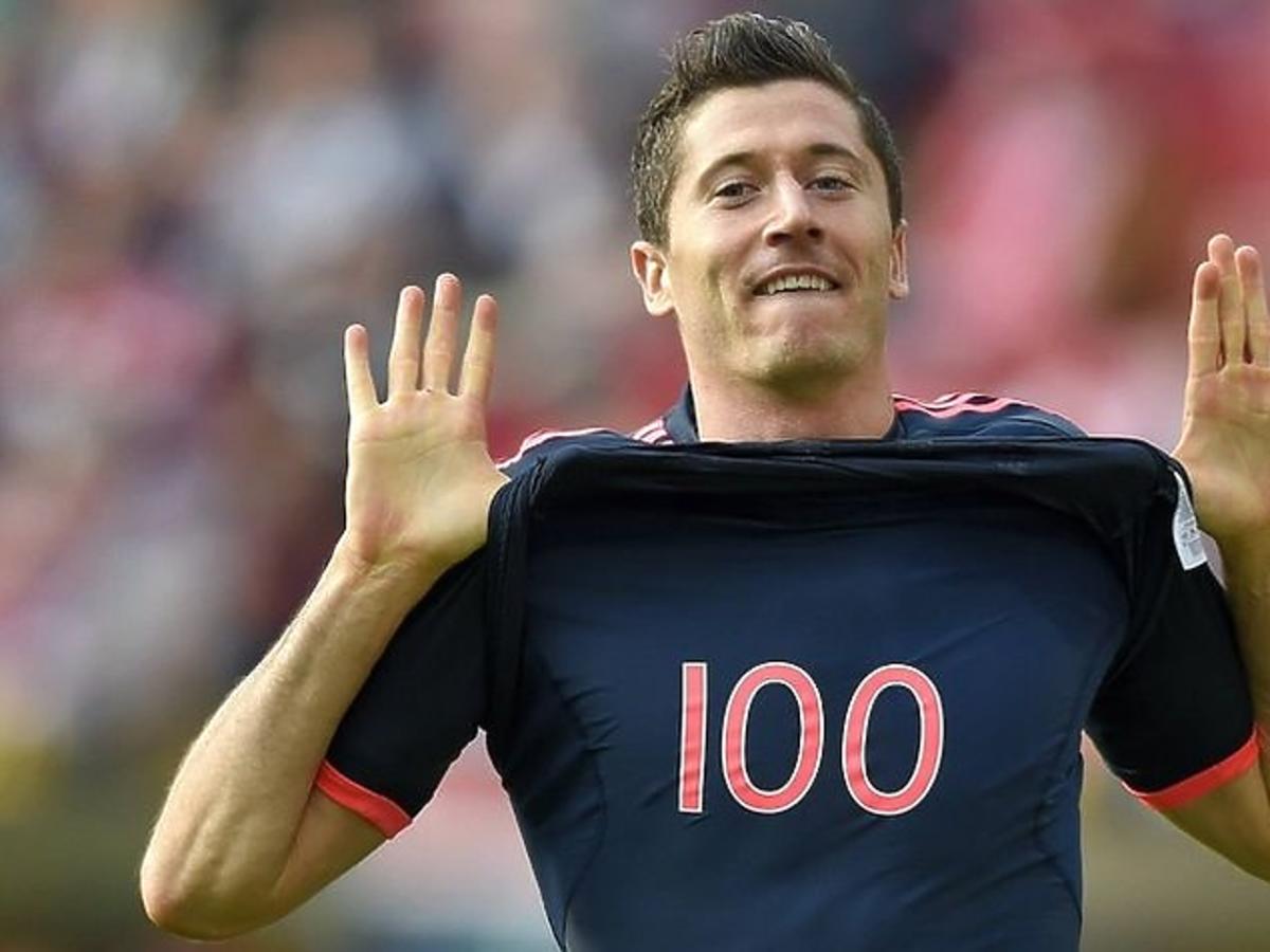 Robert Lewandowski na boisku