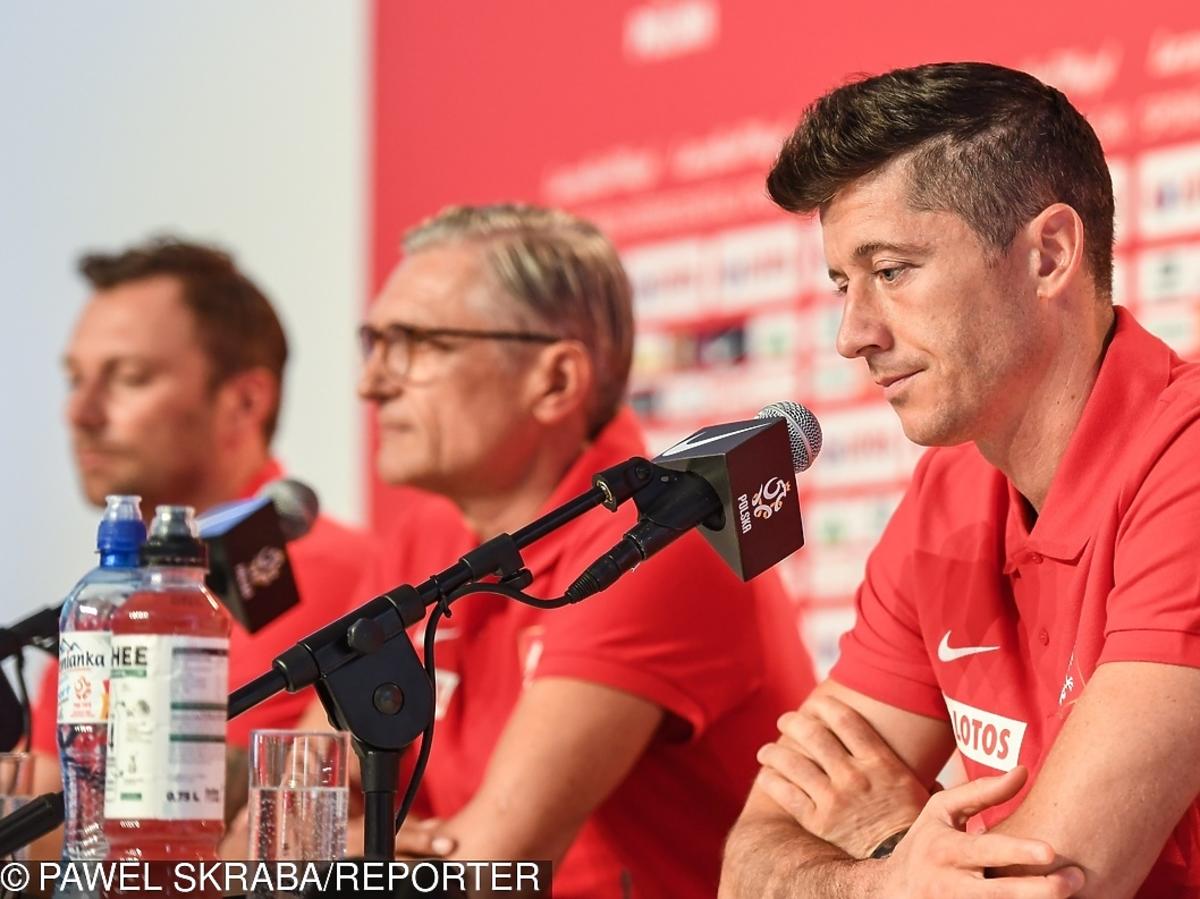 Robert Lewandowski na konferencji po przegranym meczu z Kolumbią