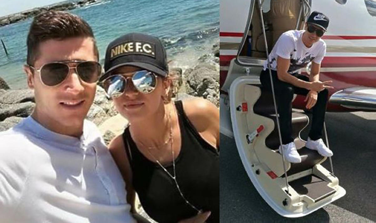 Robert Lewandowski pochwalił się fotką z wakacji