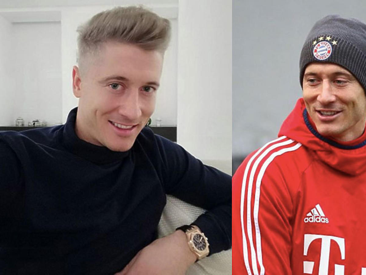 Robert Lewandowski się przefarbował czy nie?