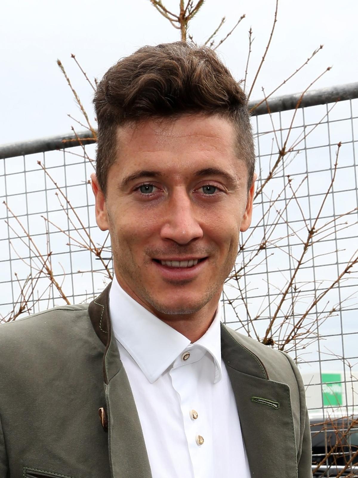 Robert Lewandowski uśmiech
