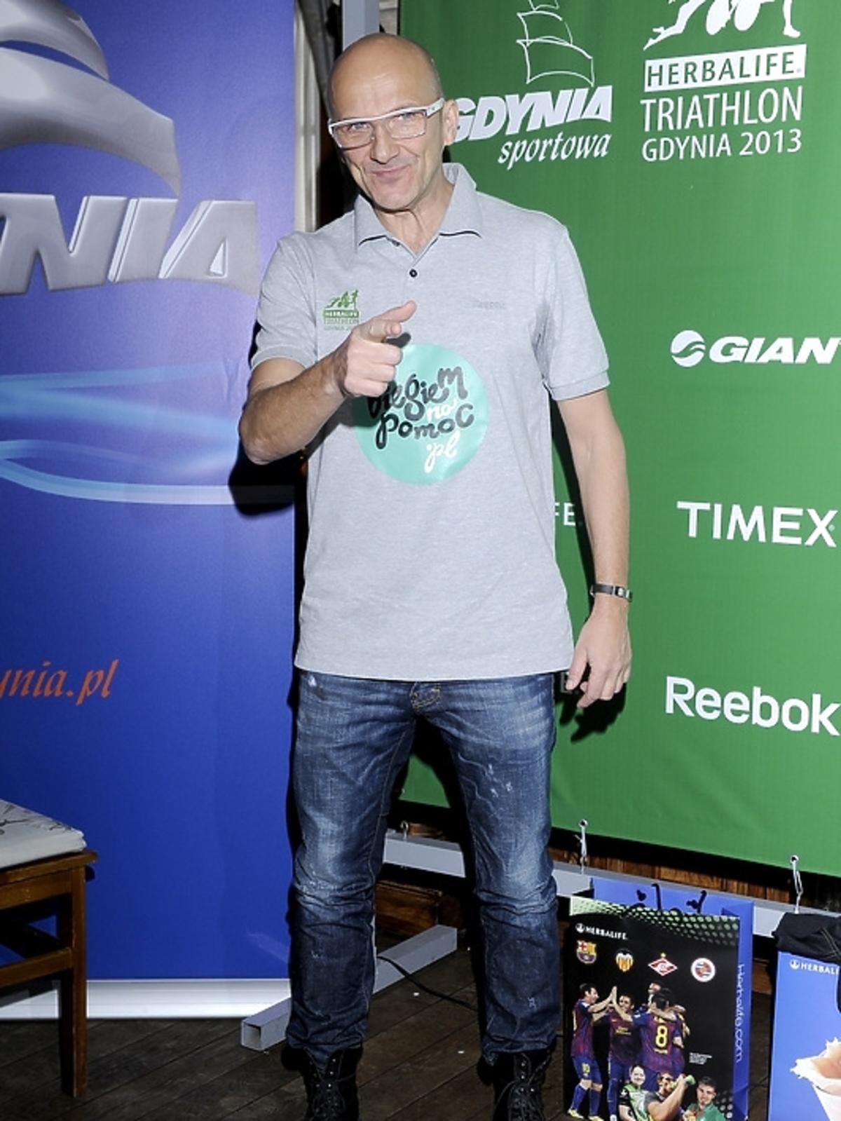 Robert Rozmus na konferencji Herbalife Triathlon 2013