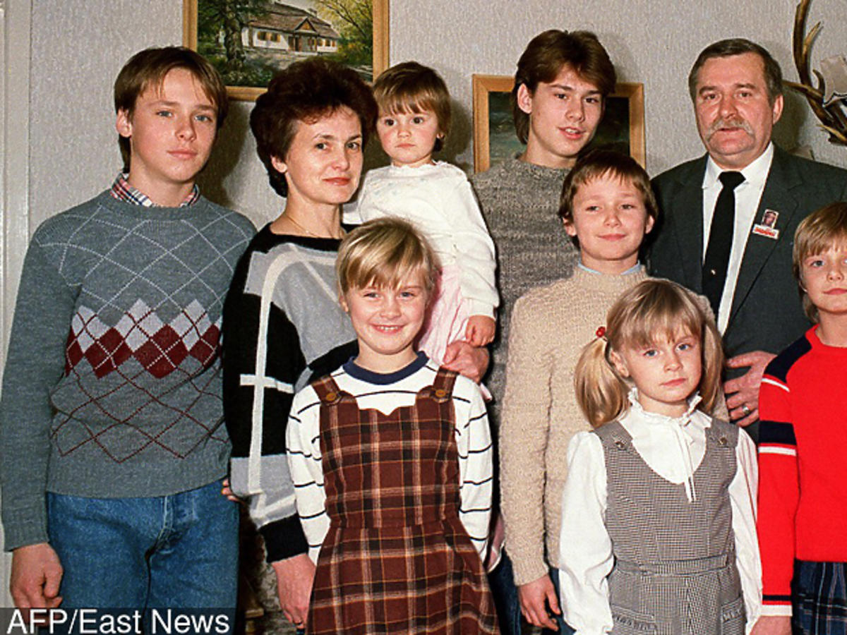 Rodzina Wałęsów w 1988 roku