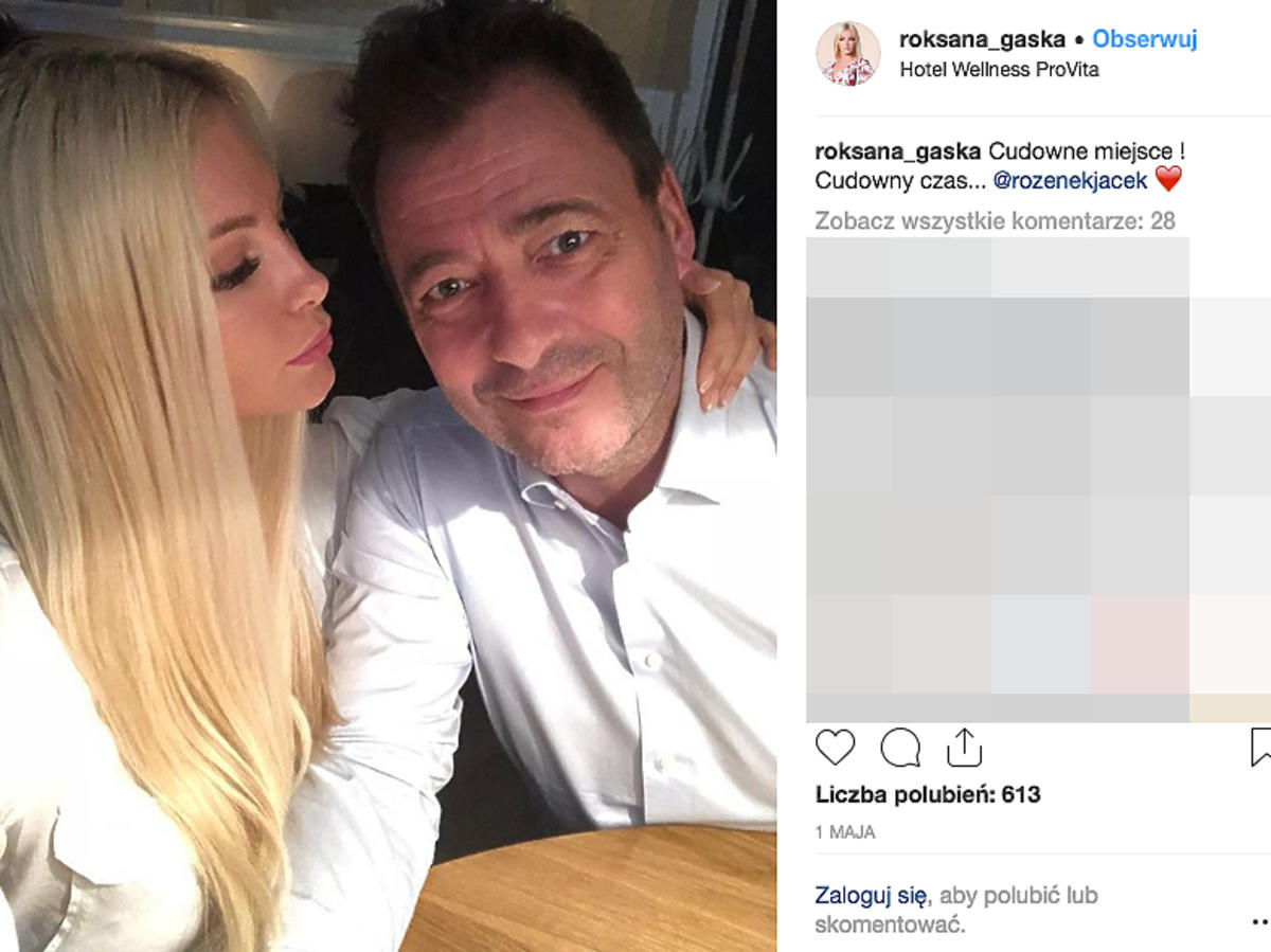 Roksana Gąska, Jacek Rozenek