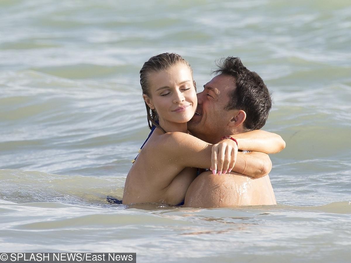 Romain Zago całuje Joannę Krupę