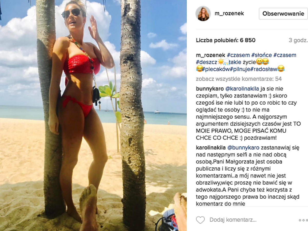 Małgorzata Rozenek W Bikini W Tajlandii Zdjęcia 7598