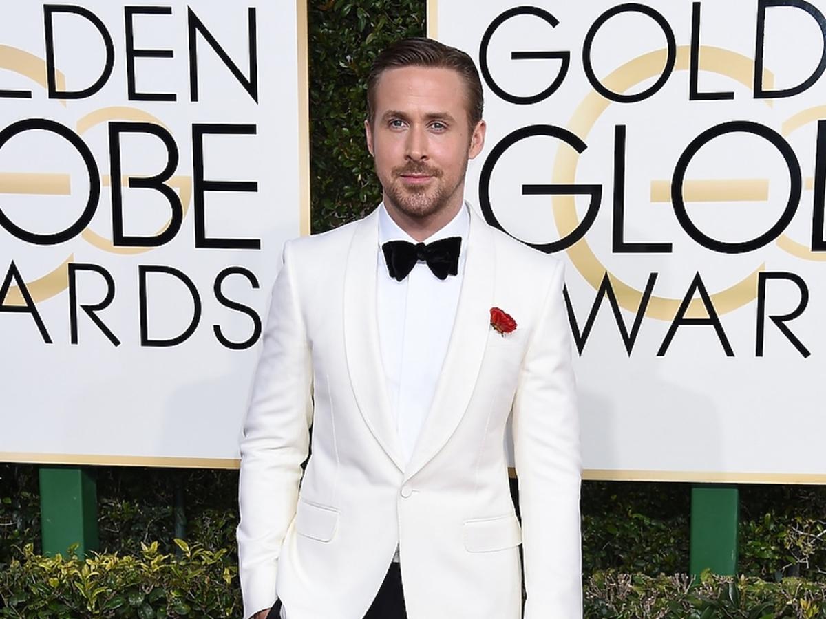 Ryan Gosling na rozdaniu Złotych Globów 2017
