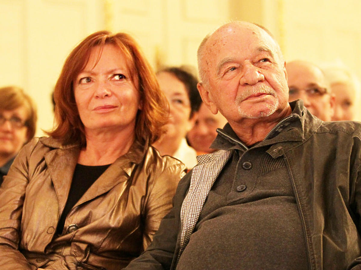 Ryszard Kotys i Kamila Sammler, żona